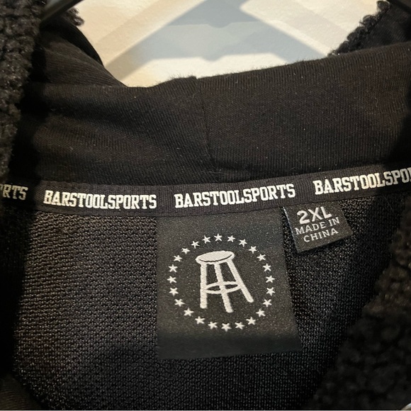 NWOT Barstool Sports Hooded Sherpa - Picture 3 of 5
